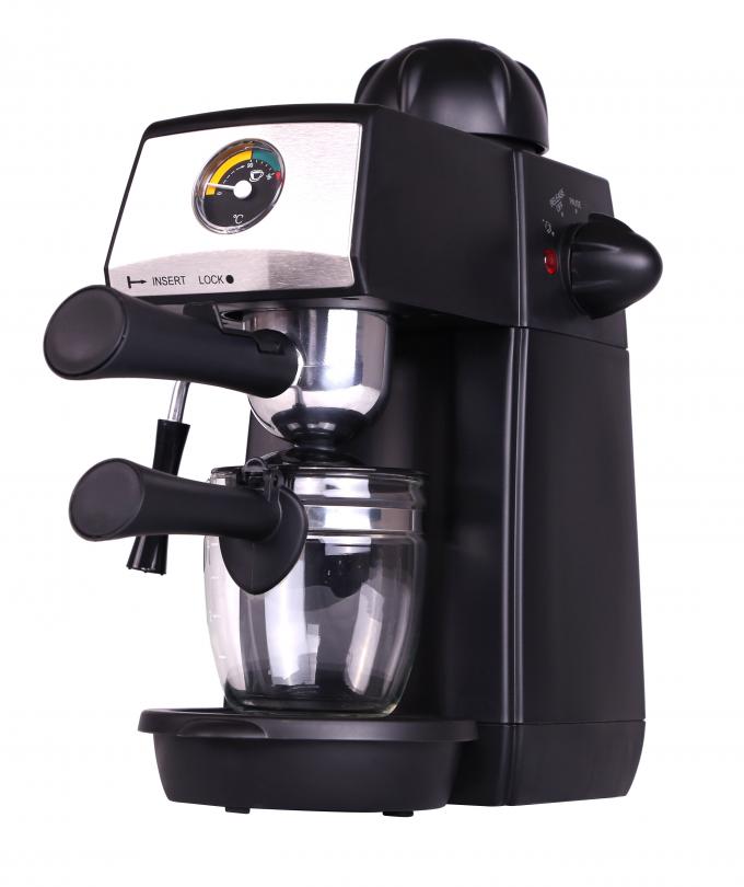 4 Cups 240ml Steam Coffee Machines With Thermometer / Porta Filter