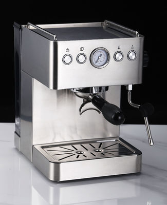 Italian Pump 220V Household Coffee Machine Espresso Cappuccino Latte 1.7L