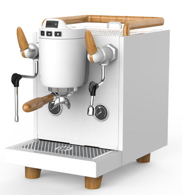 Electric Commercial Coffee Cappuccino Machine 550ml Latte Flow Meter Setting Brewing
