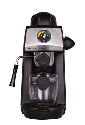 220V Steam Coffee Machines 4 Cups Black CRM2002 For Household