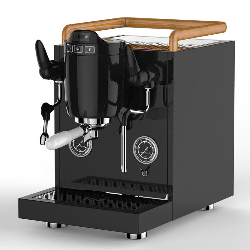 Electric Commercial Coffee Cappuccino Machine 550ml Latte Flow Meter Setting Brewing