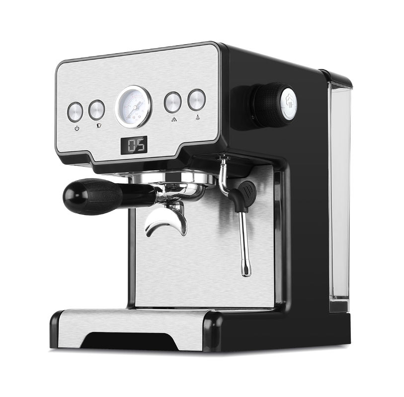 Plastic Espresso Coffee Making Machine 15bar 1.7L With Italian Pump