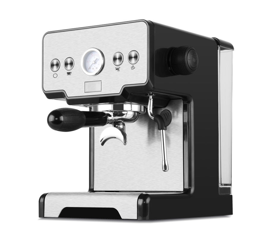 15bar Household Coffee Machine 1.7L Commercial Cappuccino Maker