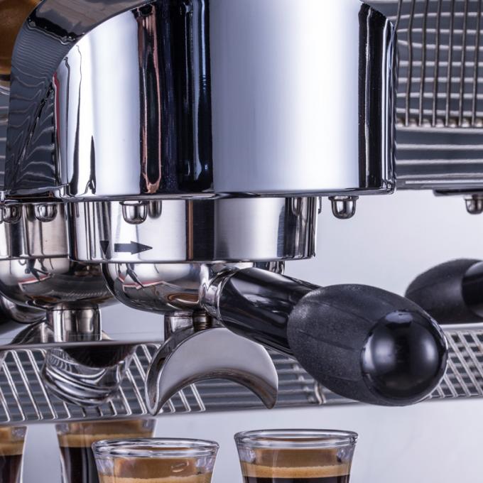 Double Group Espresso Machine 9 Bar Pressure 12L Primary Boiler